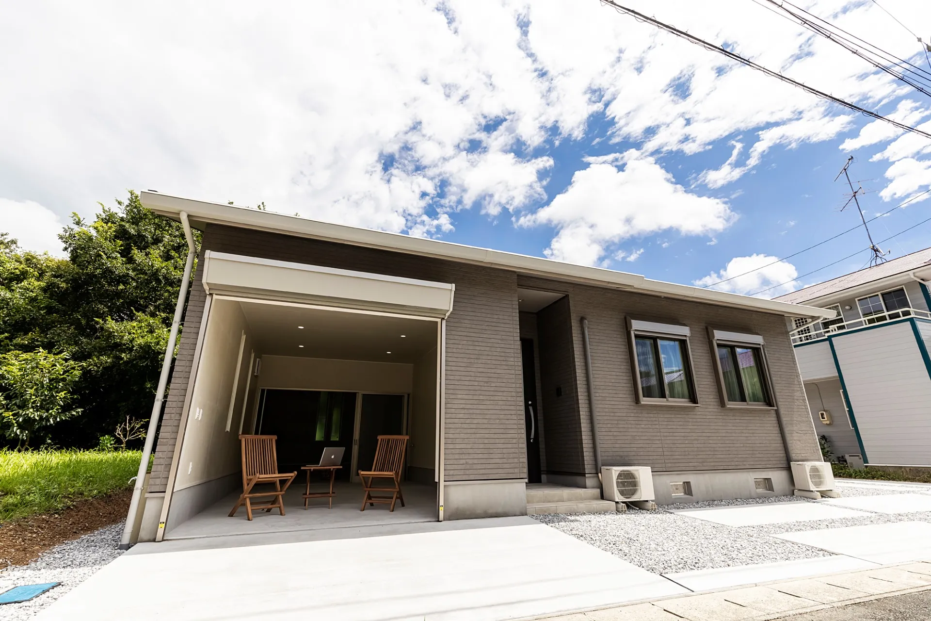 平屋建てガレージ付き 2LDK M様邸